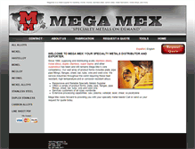 Tablet Screenshot of megamex.com